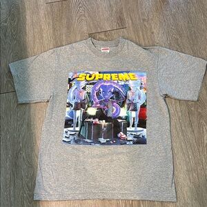Supreme Gray Graphic T-Shirt